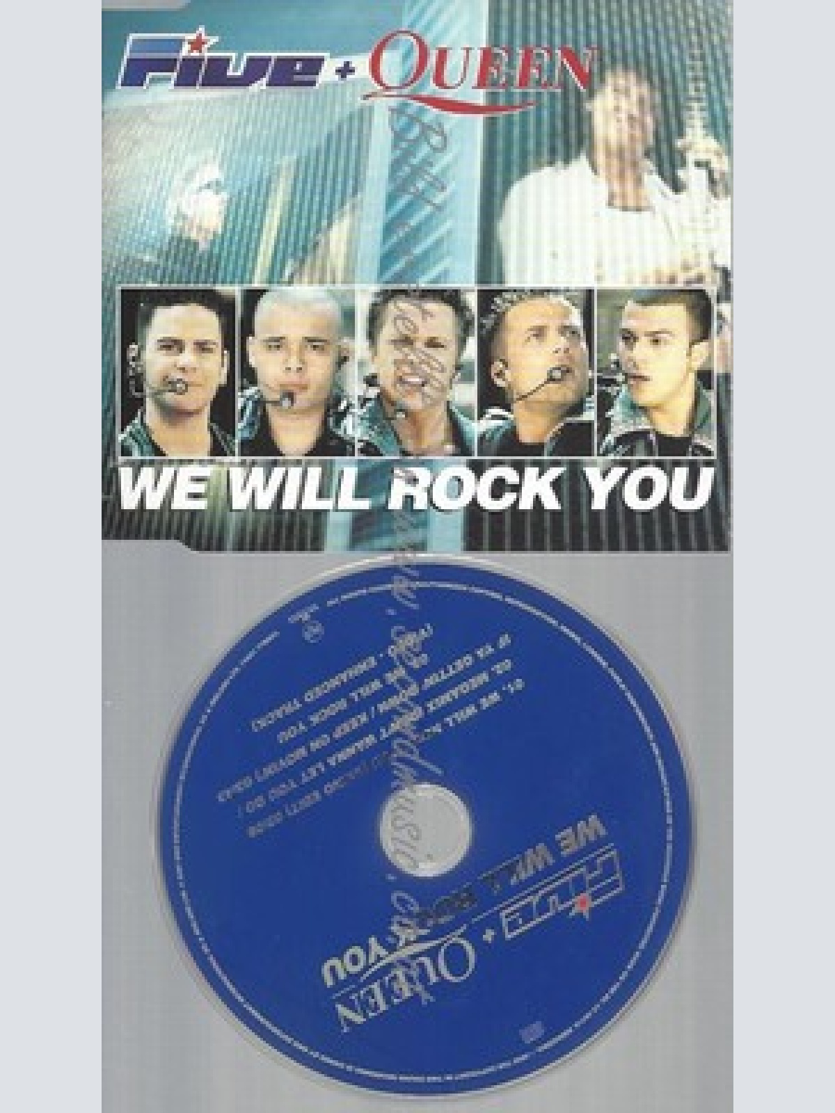 CD--FIVE + QUEEN -- -WE WILL ROCK YOU ---INCL VIDEO-