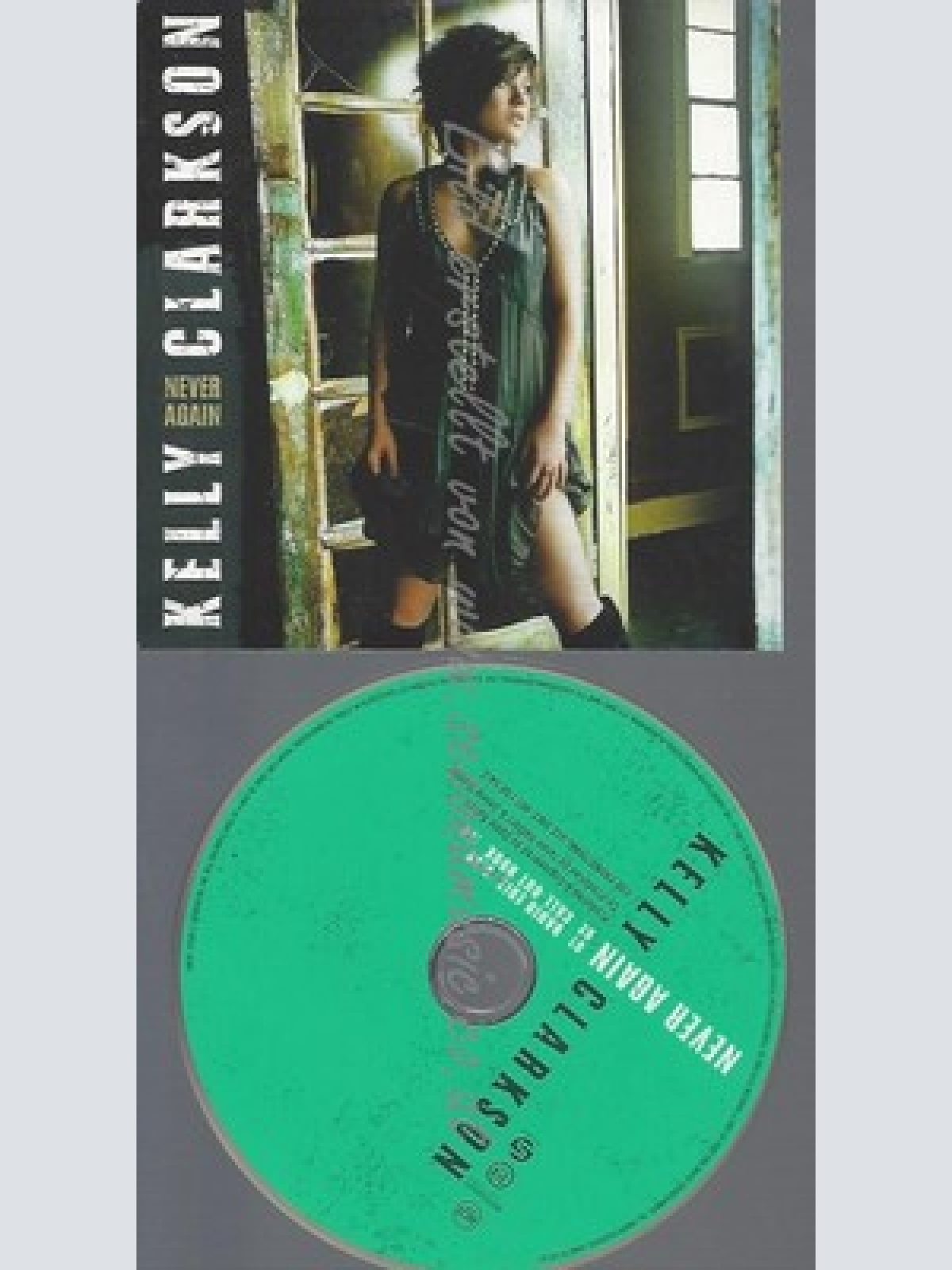 PROMO CD--KELLY CLARKSON--NEVER AGAIN--2TR