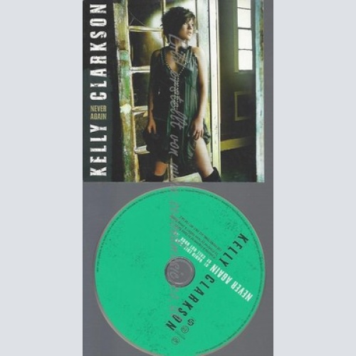 PROMO CD--KELLY CLARKSON--NEVER AGAIN--2TR