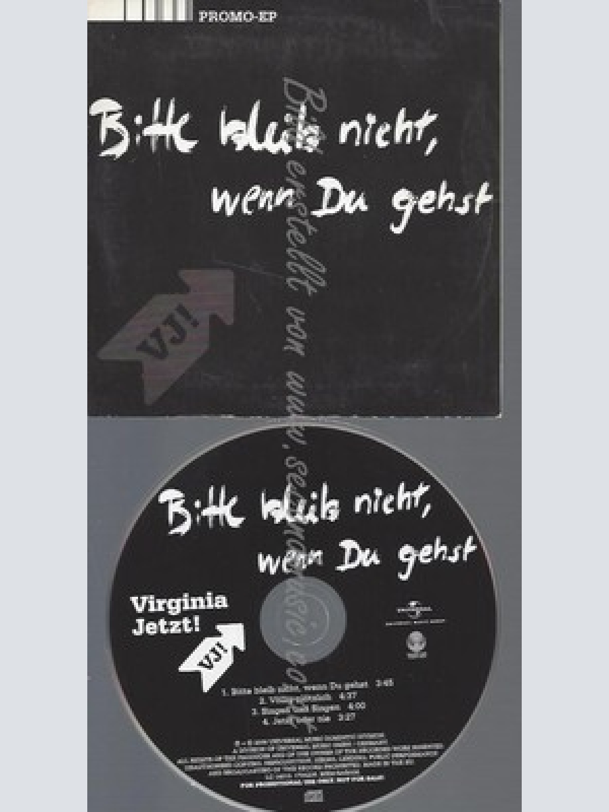 PROMO CD--VIRGINIA JETZT--BITTE BLEIB NICHT WENN DU GEHST--4TR