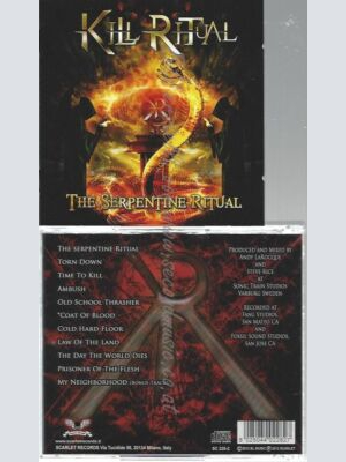CD--KILL RITUAL--THE SERPENTINE RITUAL