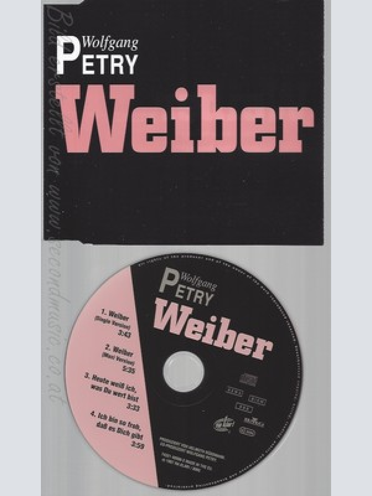 CD--WOLFGANG PETRY -- --- WEIBER