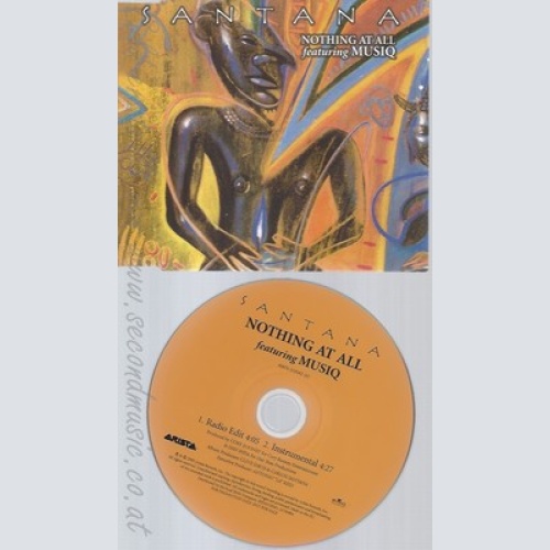 Maxi CD--SANTANA FEATURING MUSIQ -- NOTHING AT ALL