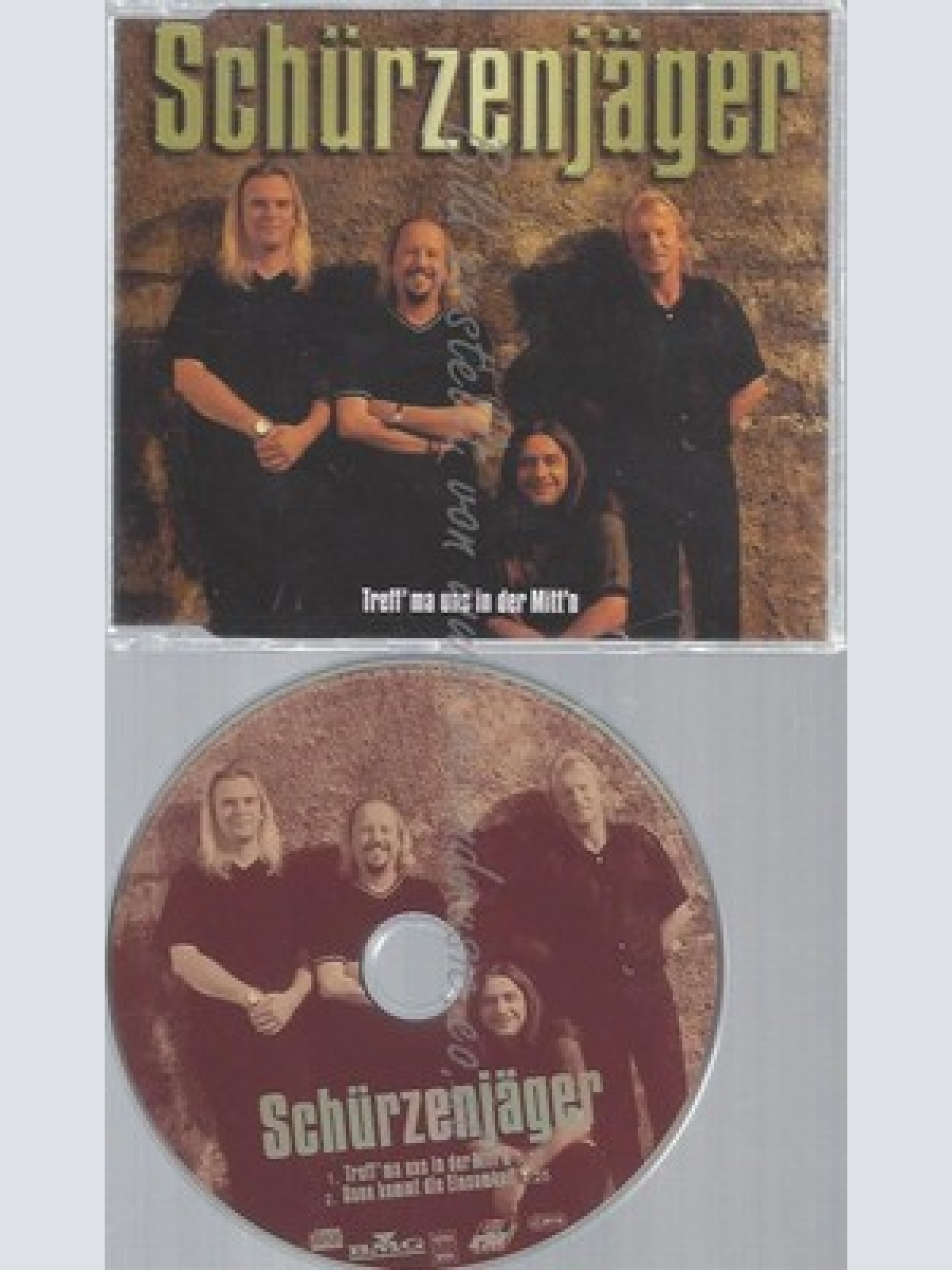 CD--SCHUERZENJAEGER UND VARIOUS -- --- TREFF' MA UNS IN DER MITT'N