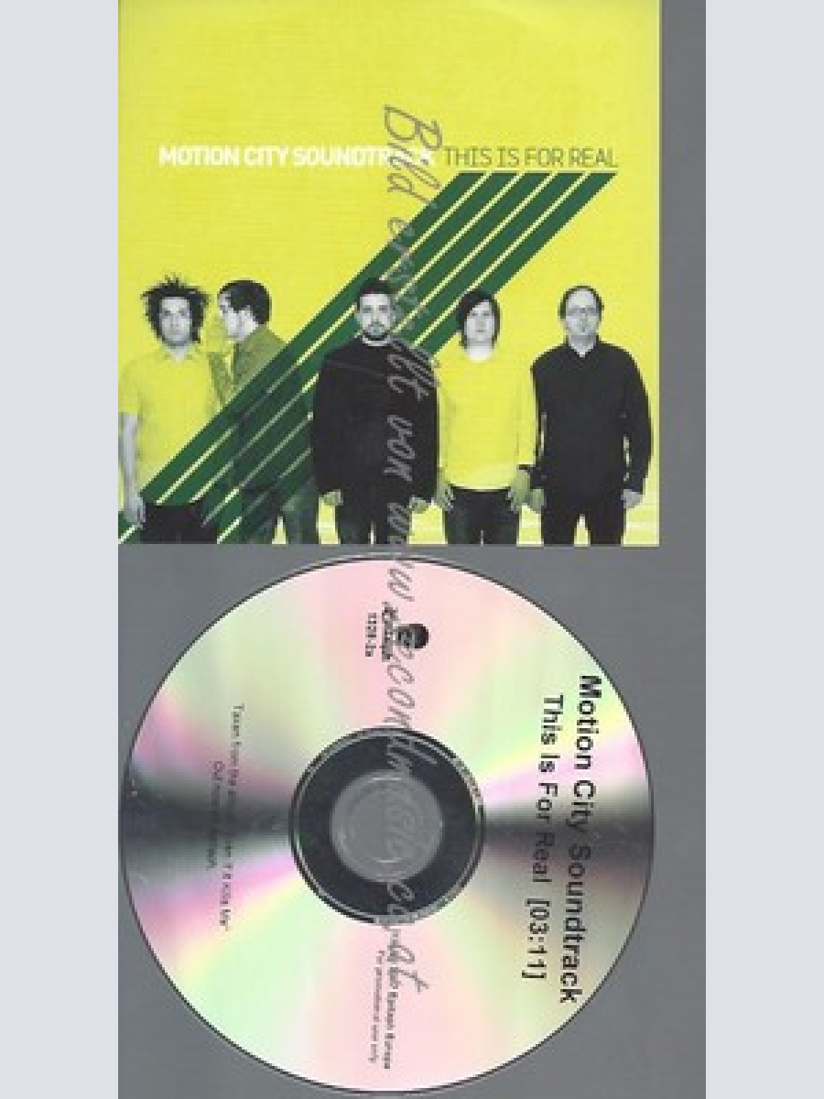 PROMO CD--MOTION CITY SOUNDTRACK--THIS IS FOR REAL--1TR