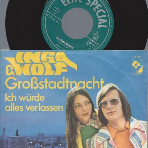 7"   Inga & Wolf  Großstadtnacht / NM