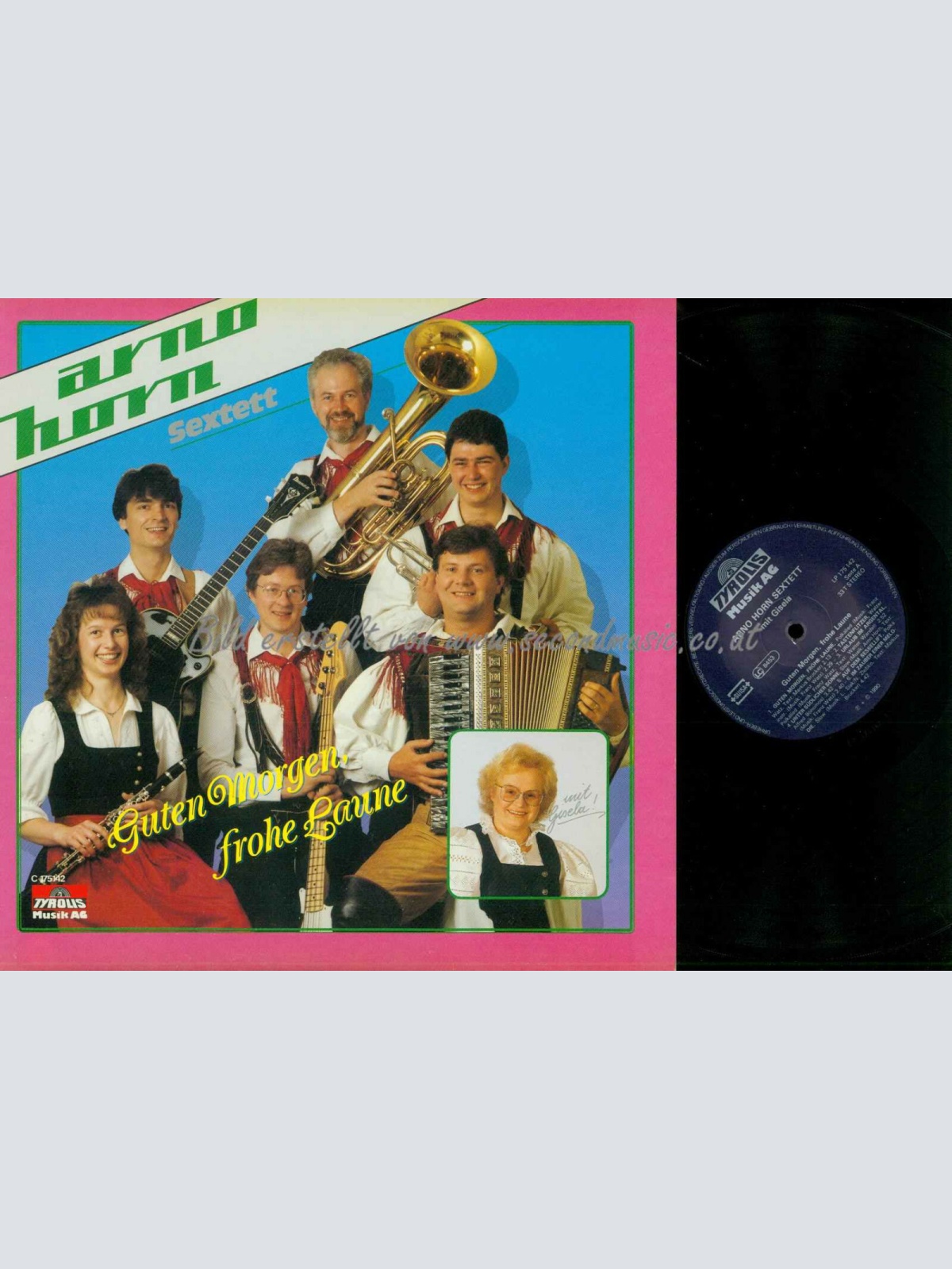 LP--Arno Horn Sextett -- Guten Morgen  frohe Laune  //  NM