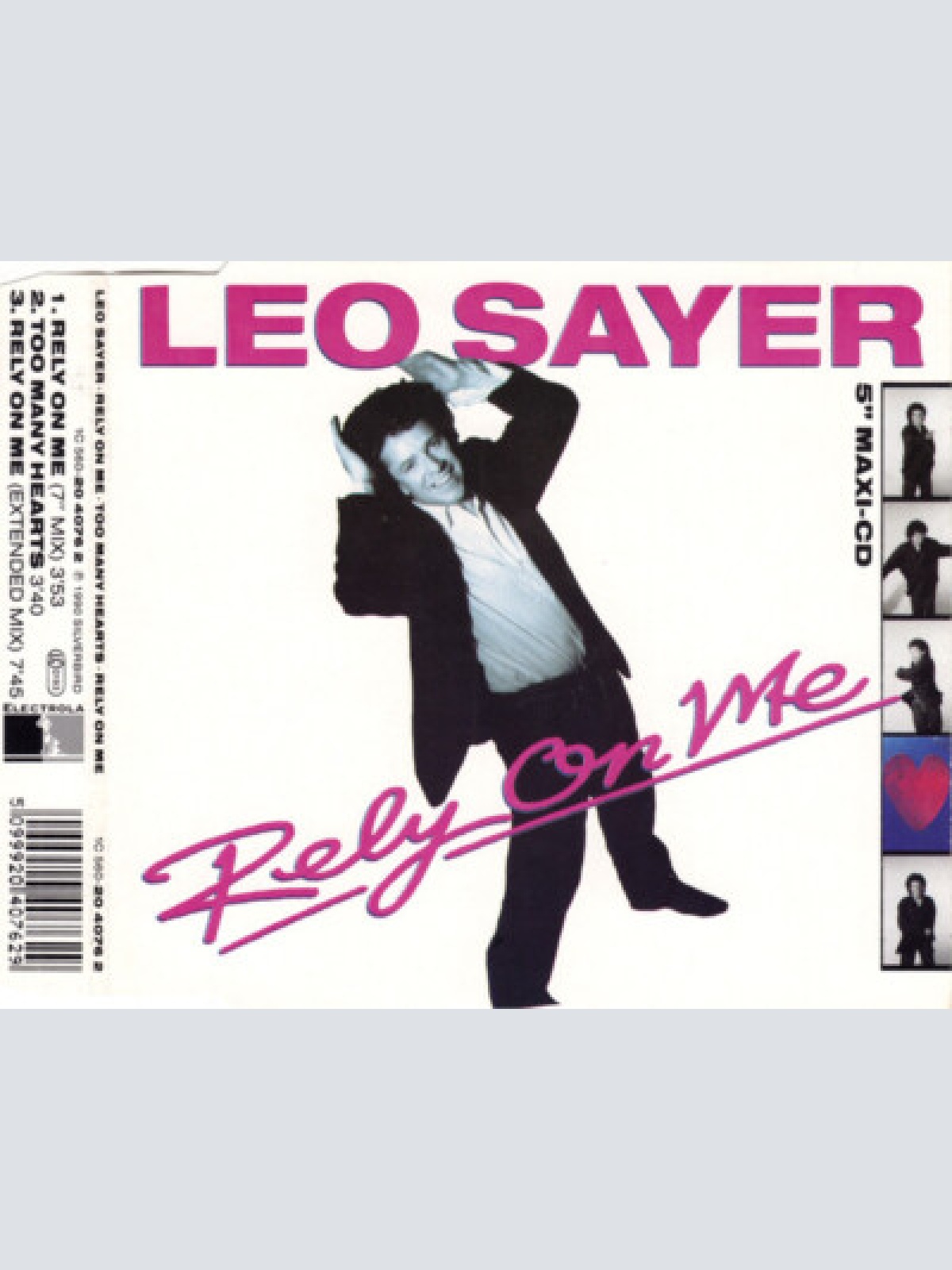 CD, Maxi Leo Sayer - Rely On Me