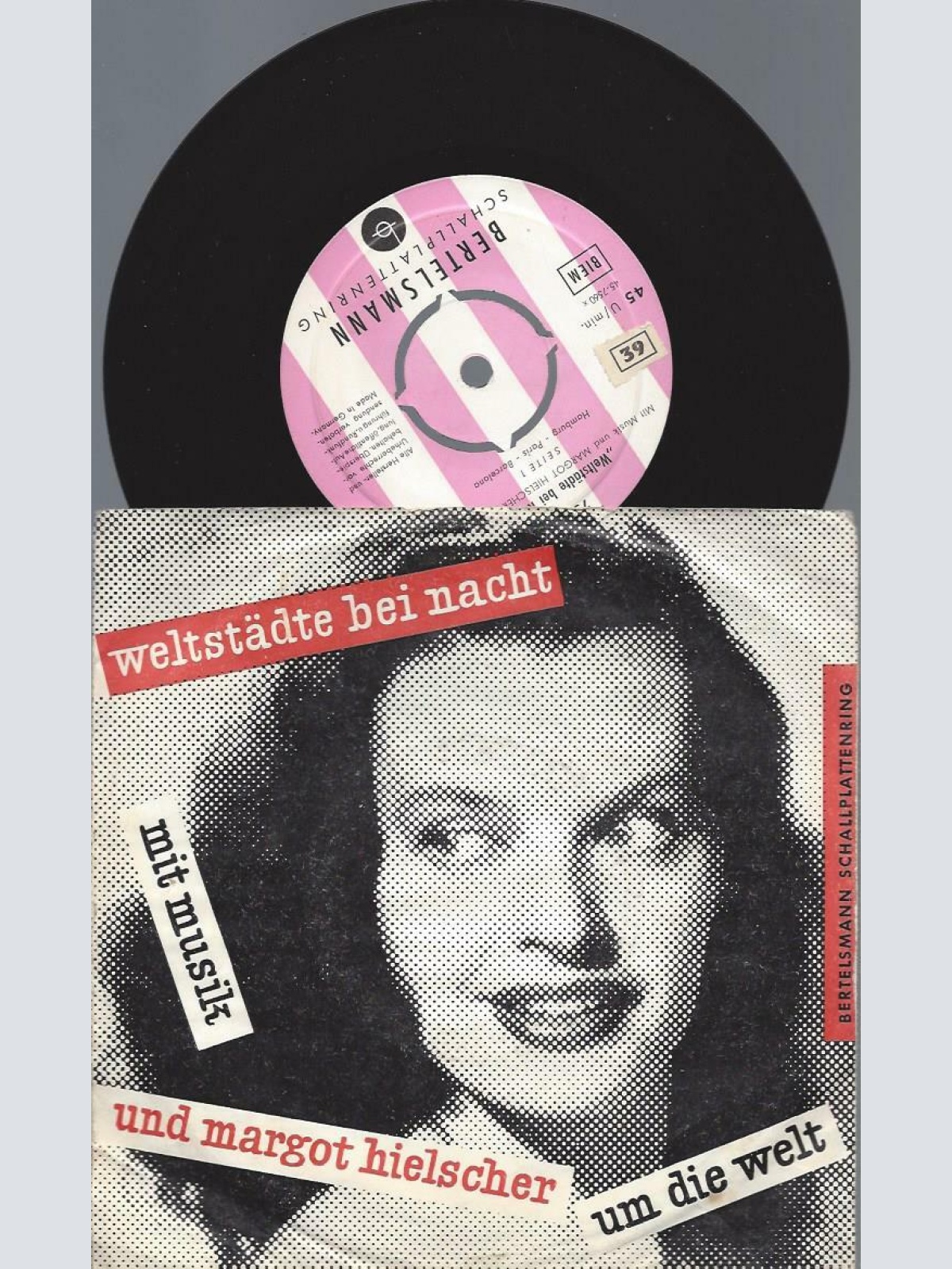 7"  Margot Hielscher  Weltstädte bei Nacht