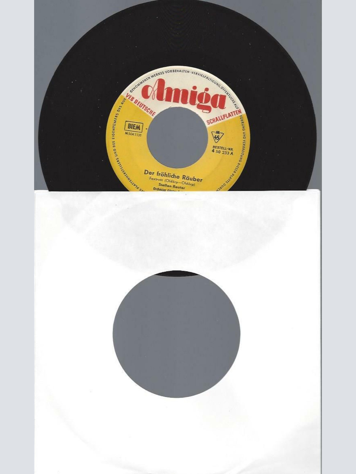 7"   Steffen Reuter – Der Fröhliche Räuber