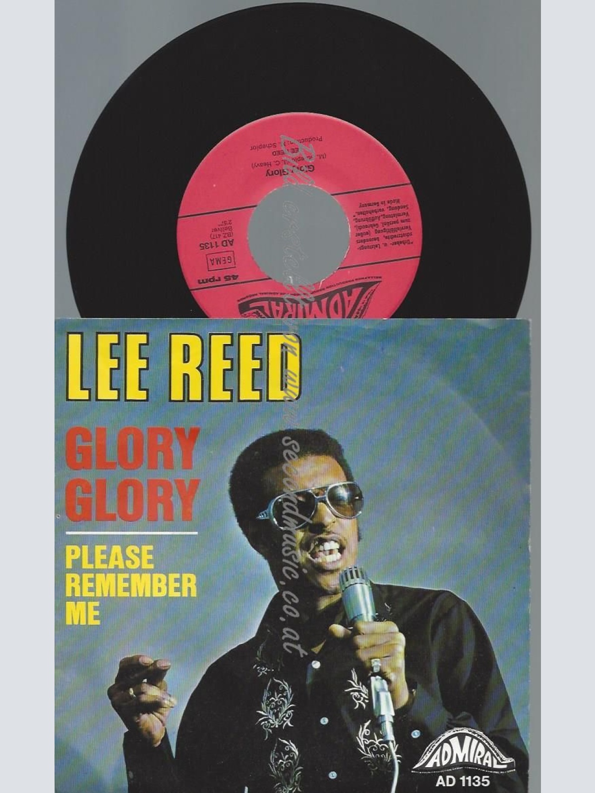 7"   Lee Reed – Glory Glory