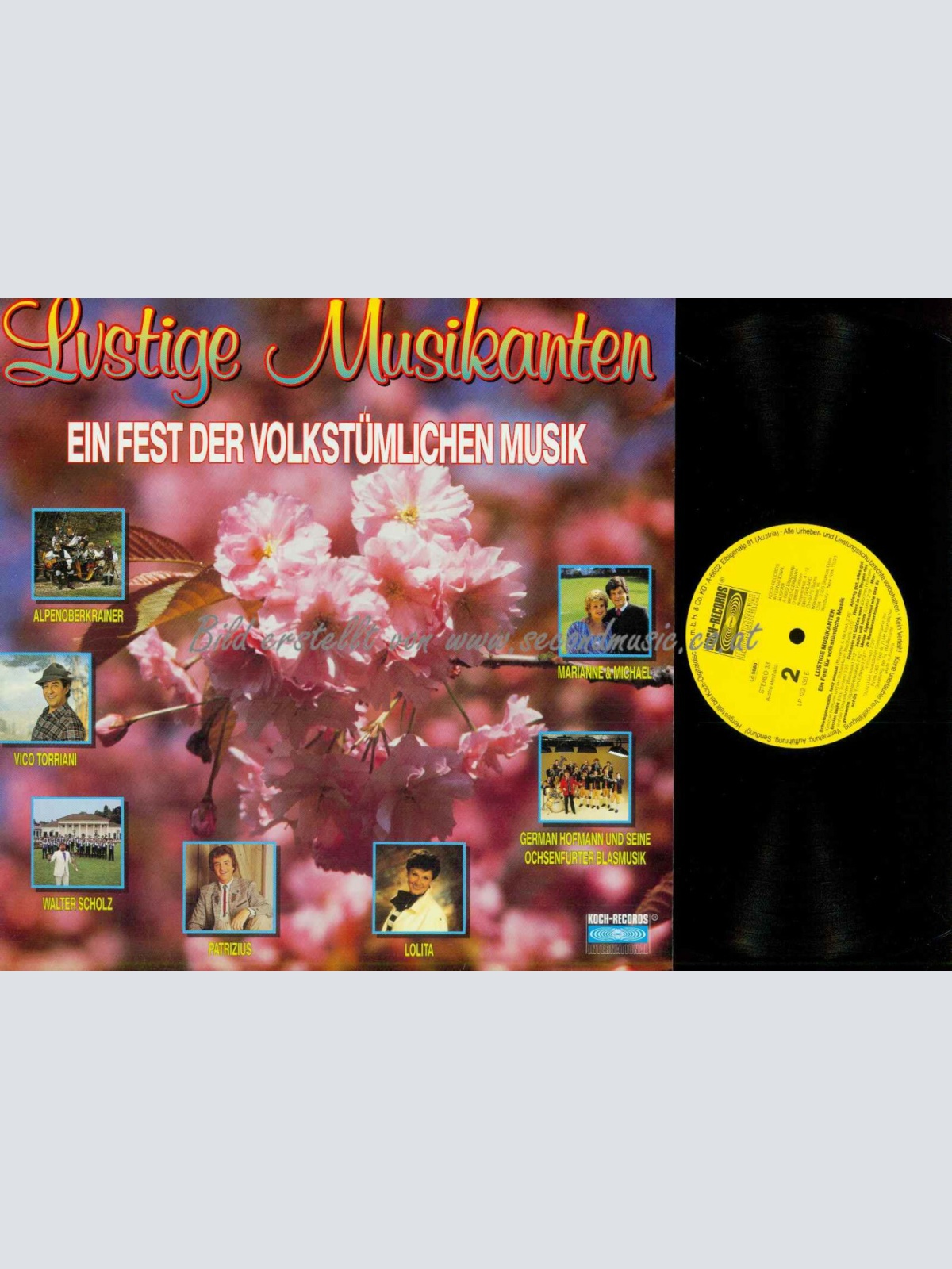 LP-- Lustige Musikanten  Ein Fest der Volkstümlichen Musik -Alpenoberkrai  // NM