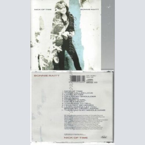 CD--BONNIE RAITT--NICK OF TIME