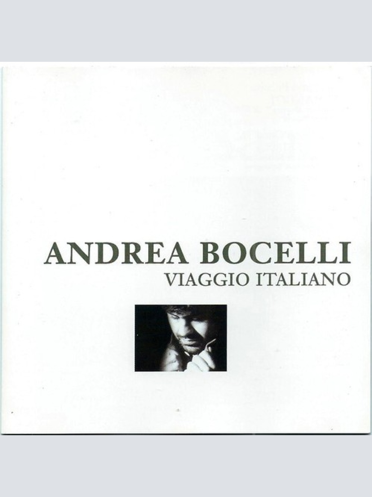 CD, Album, Club Andrea Bocelli - Viaggio Italiano