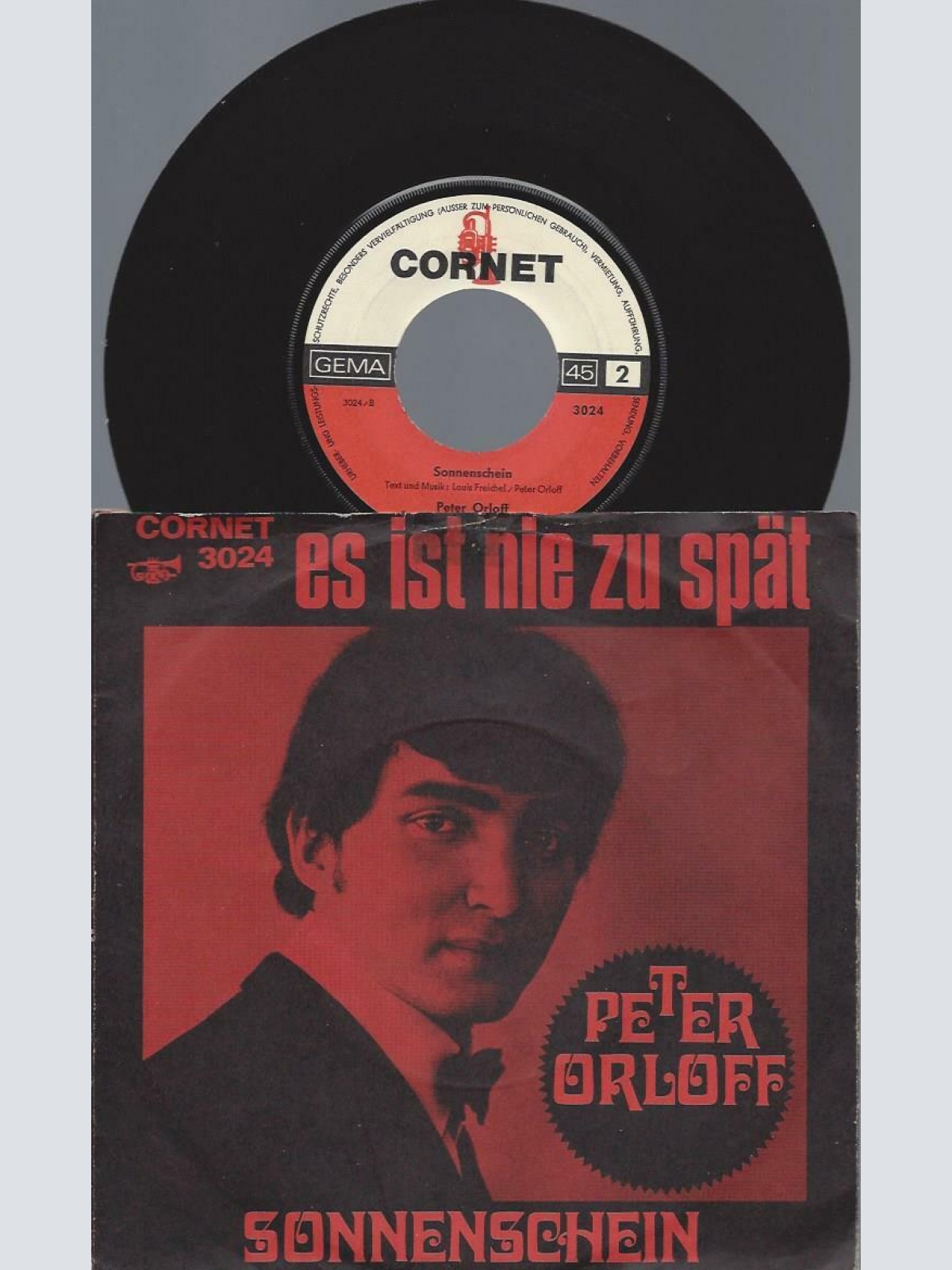 7"   Peter Orloff  Es Ist Nie Zu Spät