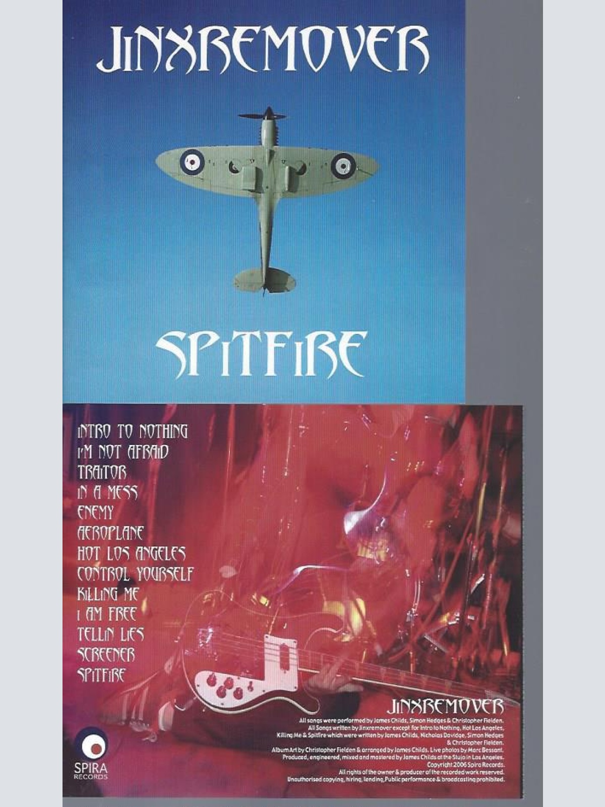 CD--JINXREMOVER SPITFIRE