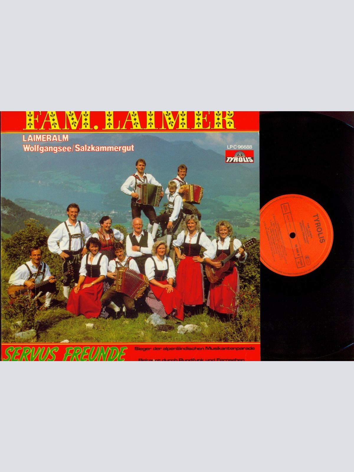 LP-- Fam.Laimer --  Servus Freunde //NM
