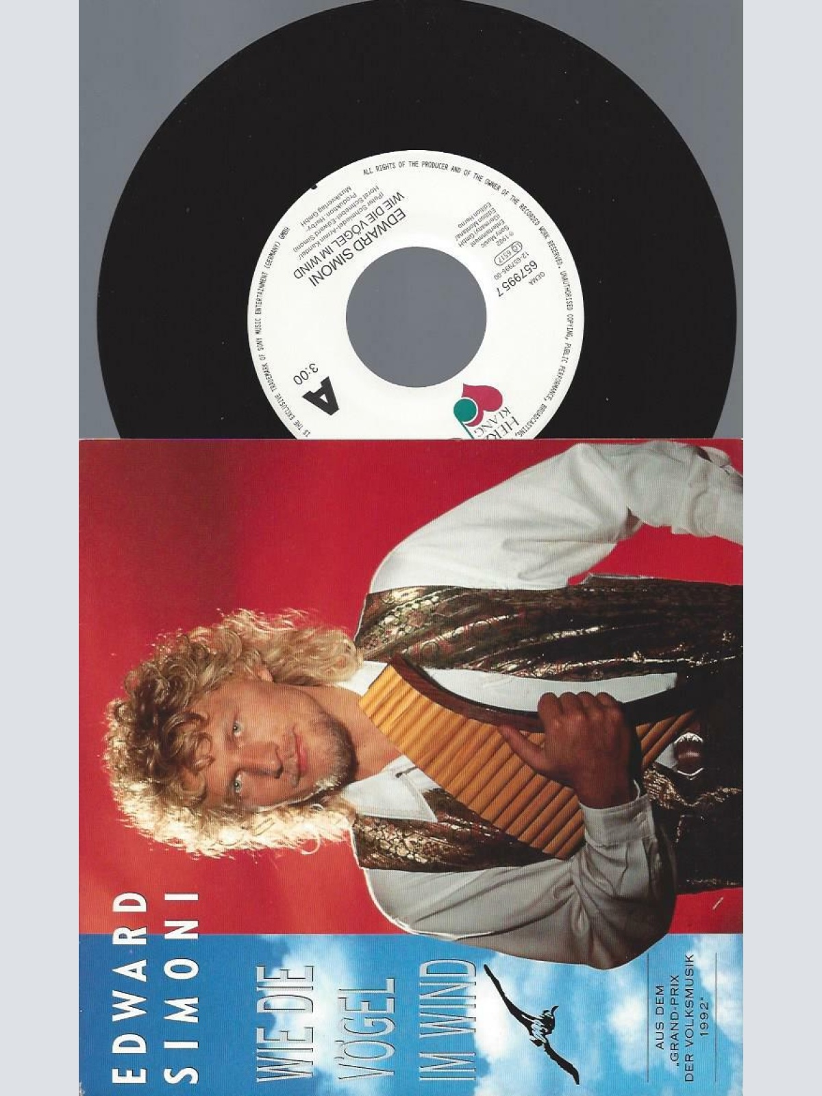 7"    Edward Simoni – Wie Die Vögel Im Wind