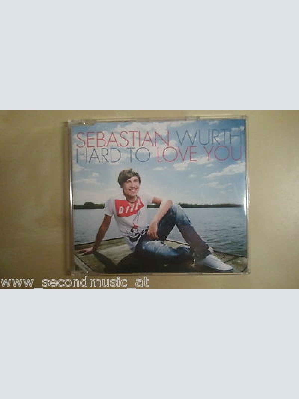 MAXI CD--SEBASTIAN WURTH--HARD TO LOVE YOU--2 TRACKS