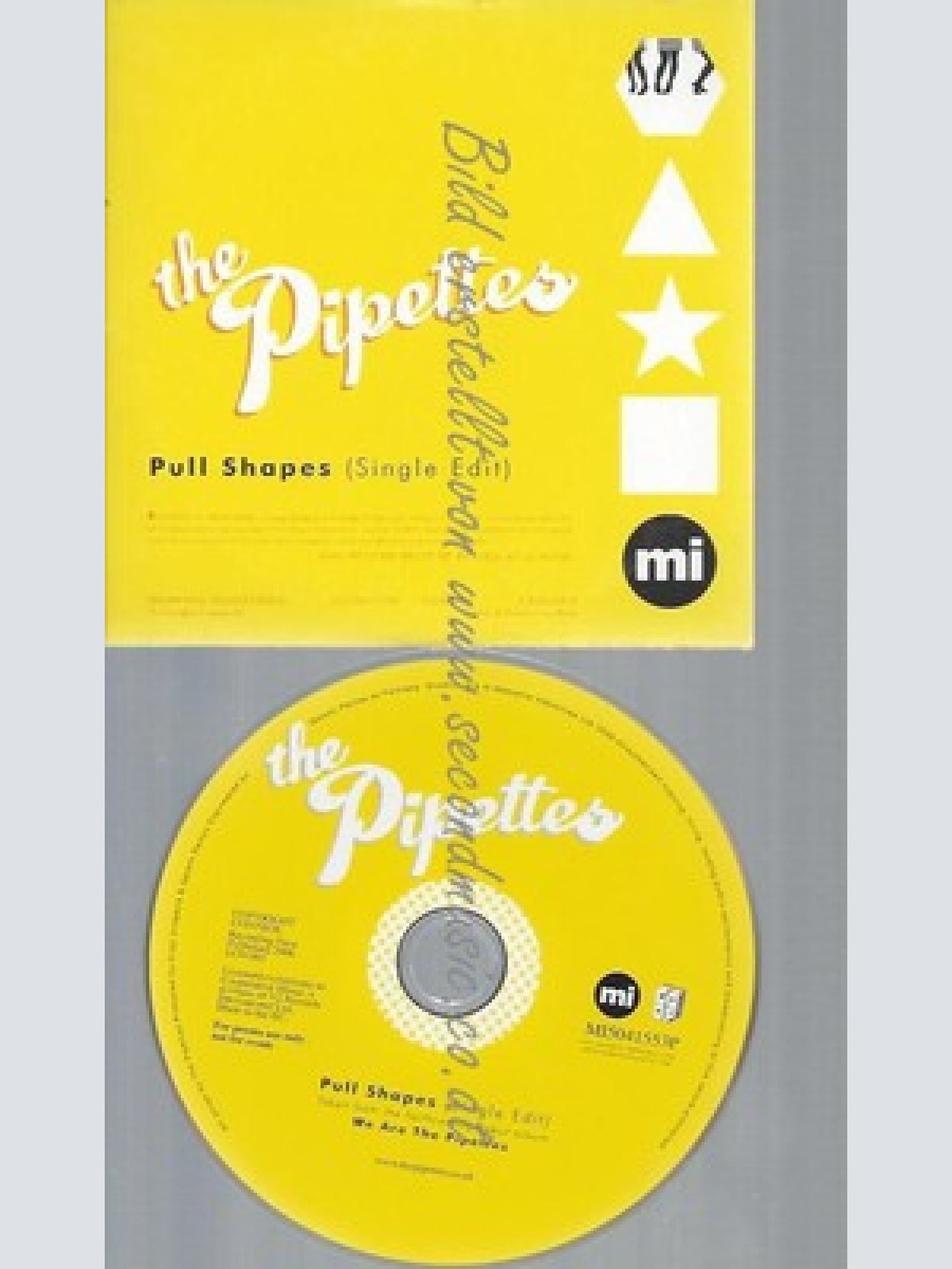 CD--CARDSLEEVE-THE PIPETTES--PULL SHAPES---PROMO