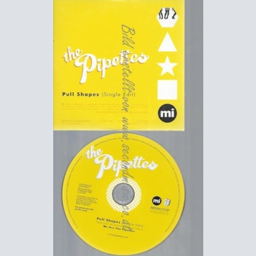 CD--CARDSLEEVE-THE PIPETTES--PULL SHAPES---PROMO