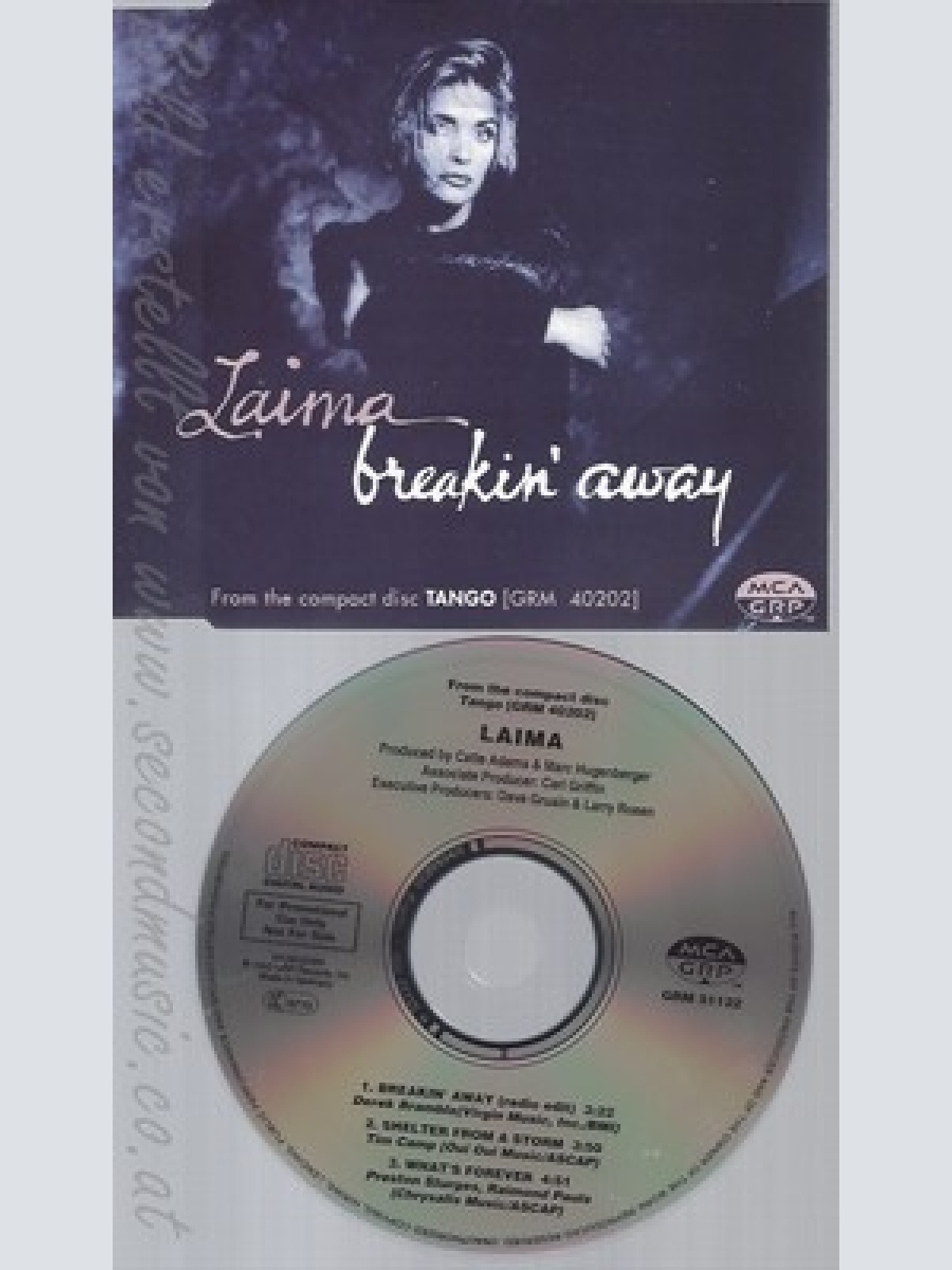 MAXI CD--LAIMA -- - SINGLE -- BREAKIN' AWAY -PROMO