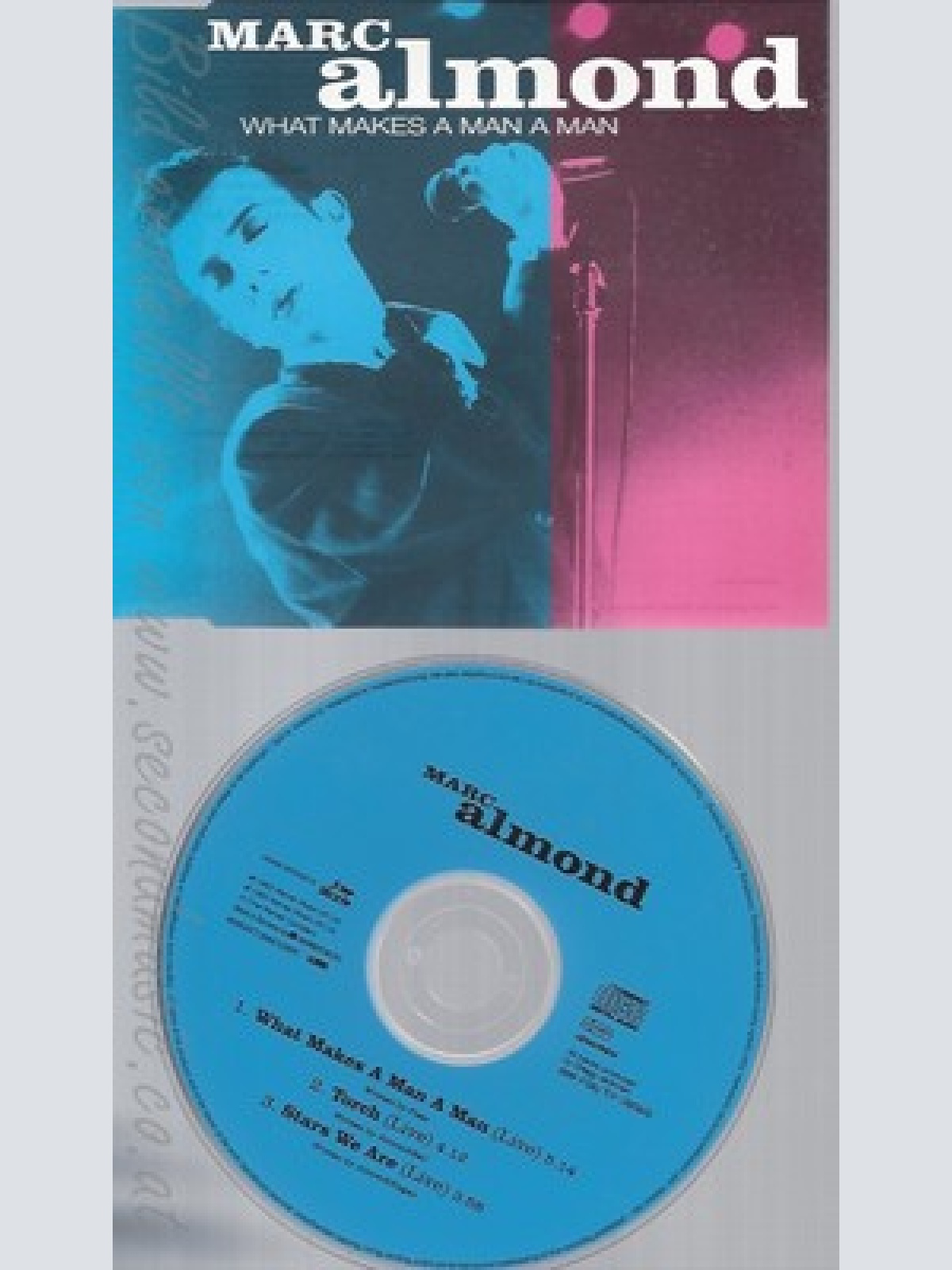 MAXI CD-- MARC ALMOND -- - SINGLE -- WHAT MAKES A MAN A MAN