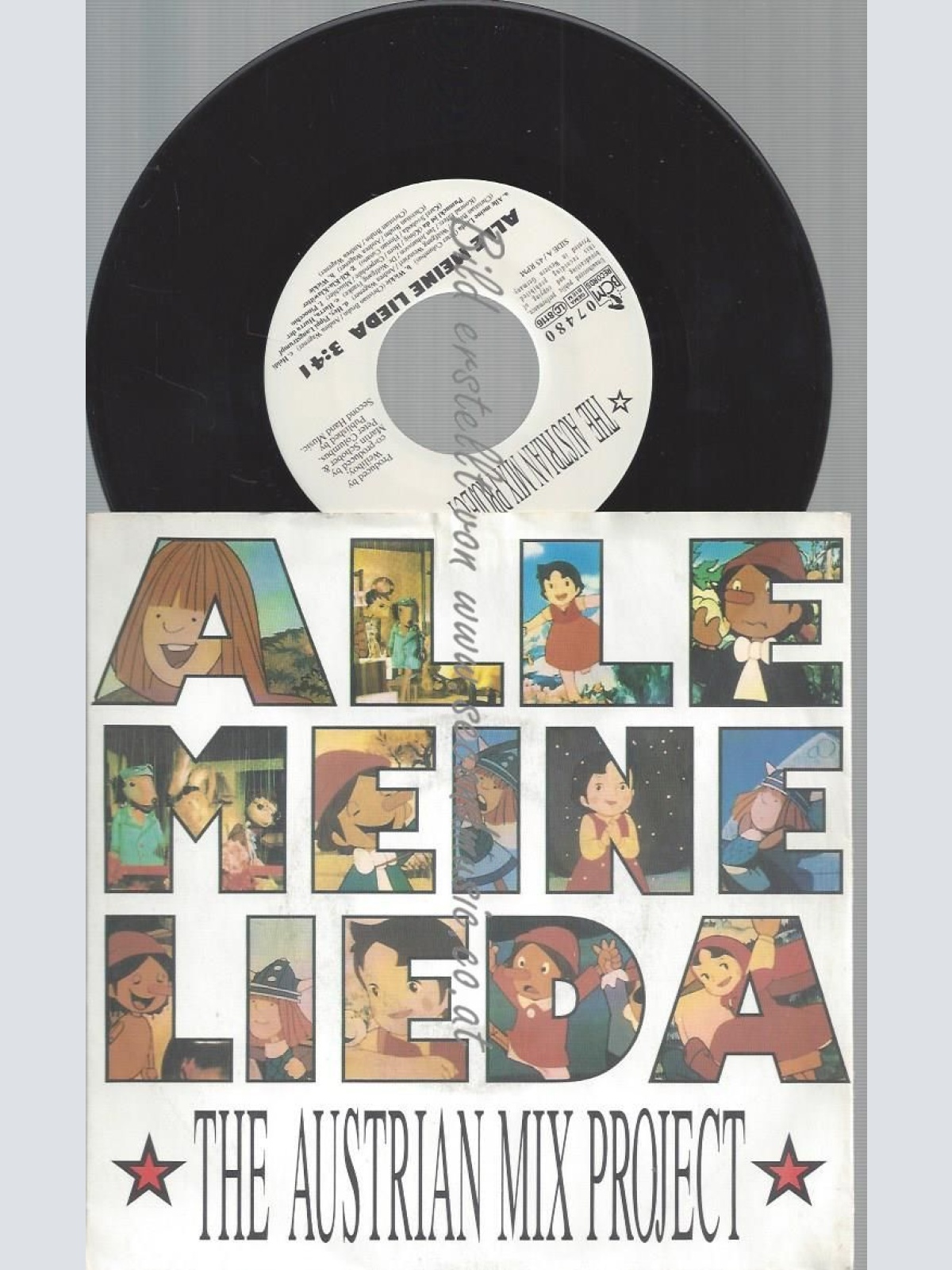 7"-ALLE MEINE LIEDA THE AUSTRIAN MIX PROJECT