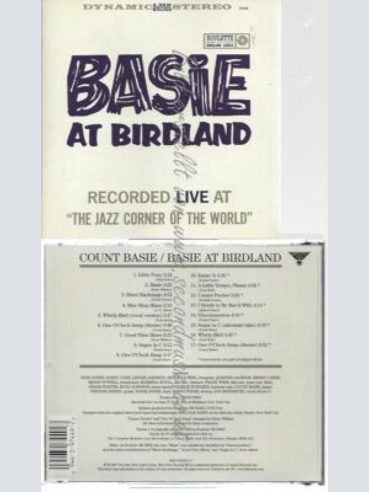 CD--COUNT BASIE | --BASIE AT BIRDLAND