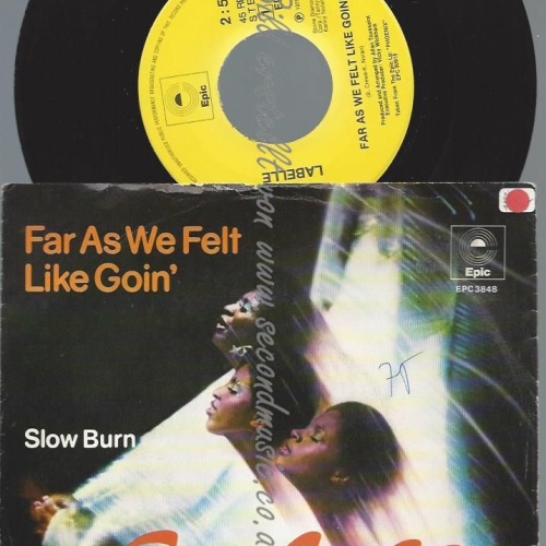 7"   LaBelle  Far As We Felt Like Goin