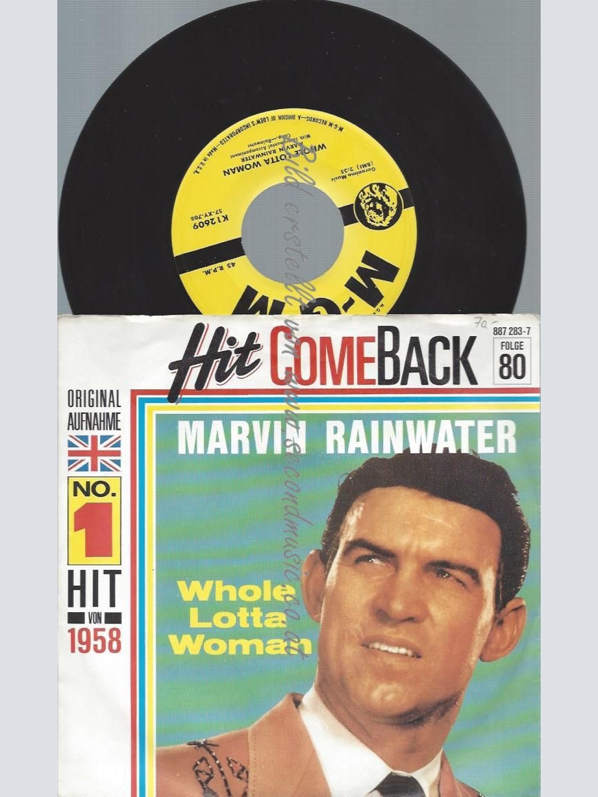7"  Marvin Rainwater  Whole Lotta Woman