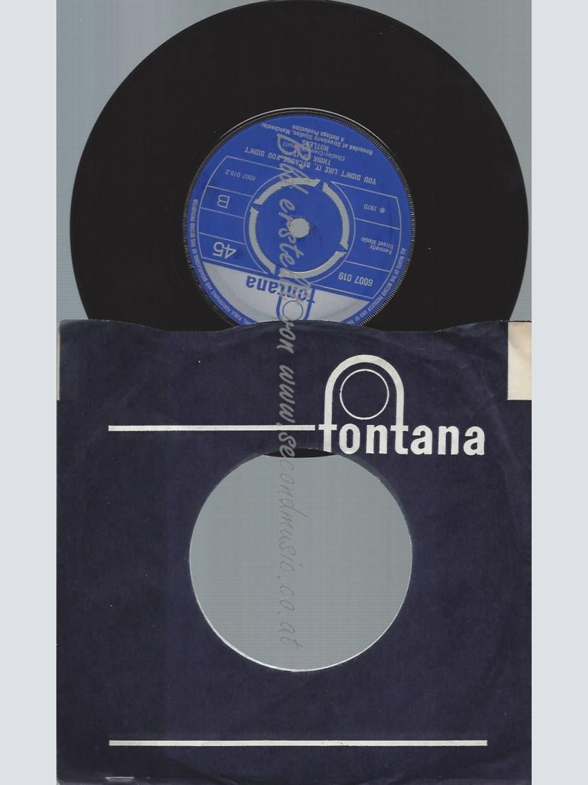 7"   Hotlegs  Neanderthal Man // FONTANA