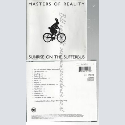 CD--MASTERS OF REALITY--SUNRISE ON THE SUFFERBUS ()