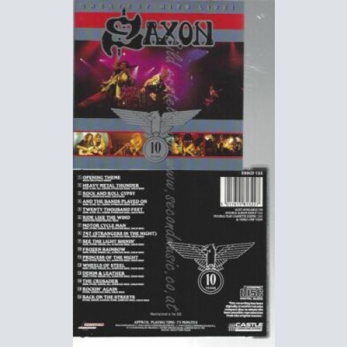 CD--SAXON--GREATEST HITS LIVE!
