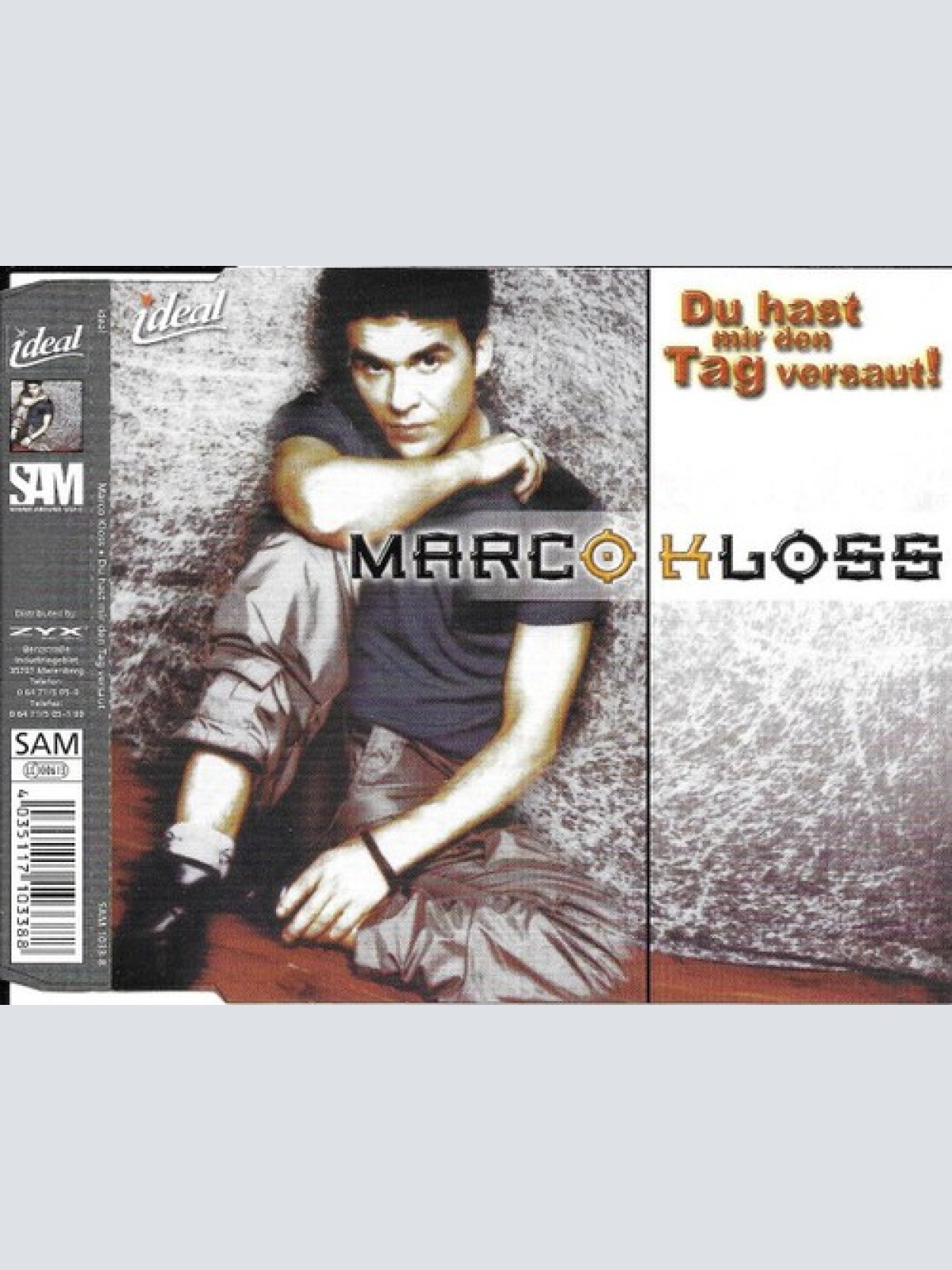 CD, Maxi Marco Kloss - Du Hast Mir Den Tag Versaut