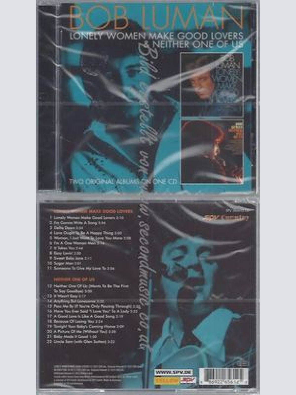CD--NEITHER ONE OF US// LUMAN,BOB--LONELY WOMEN MAKE GOOD LOVERS