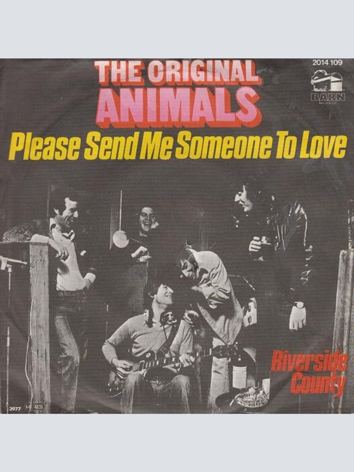 7", Single The Original Animals* - Please Send Me Someone To Love
