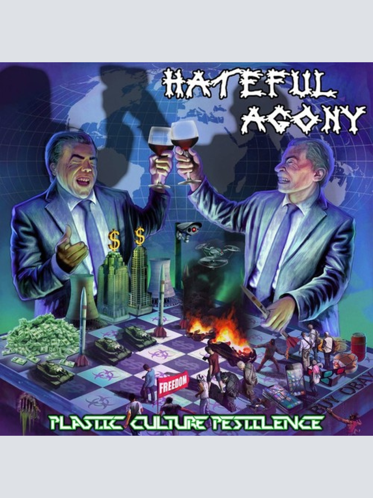 CD, Album Hateful Agony - Plastic Culture Pestilence