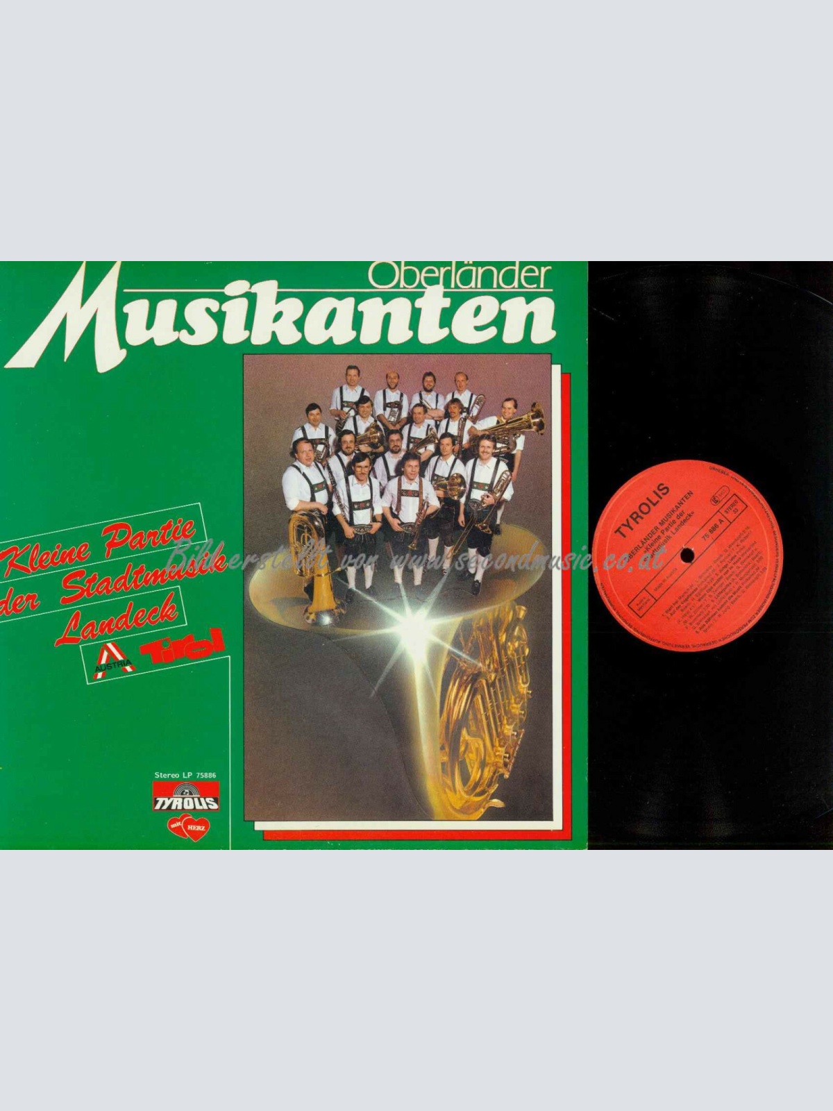 LP-- Oberländer Musikanten - Kleine Partie der Stadtmusik Landeck  // NM