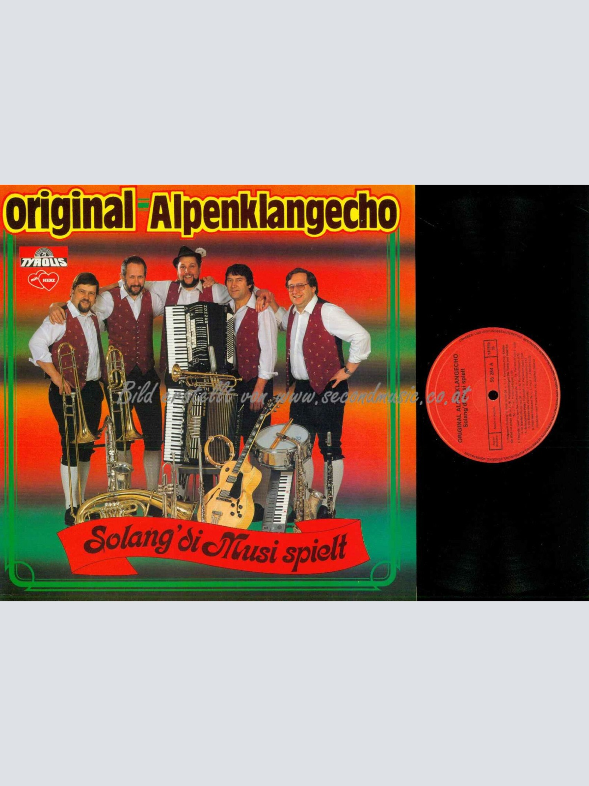 LP--Original Alpenklangecho – Solang' Di Musi Spielt  //  NM