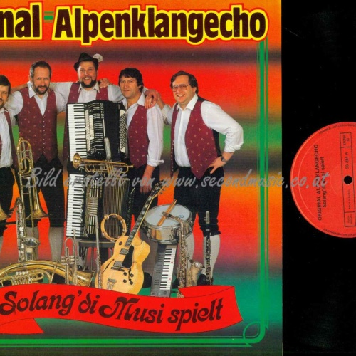 LP--Original Alpenklangecho – Solang' Di Musi Spielt  //  NM