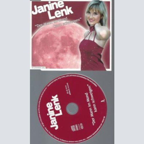 CD - Janine Lenk Der Mann im Mond kann schweigen / Promo