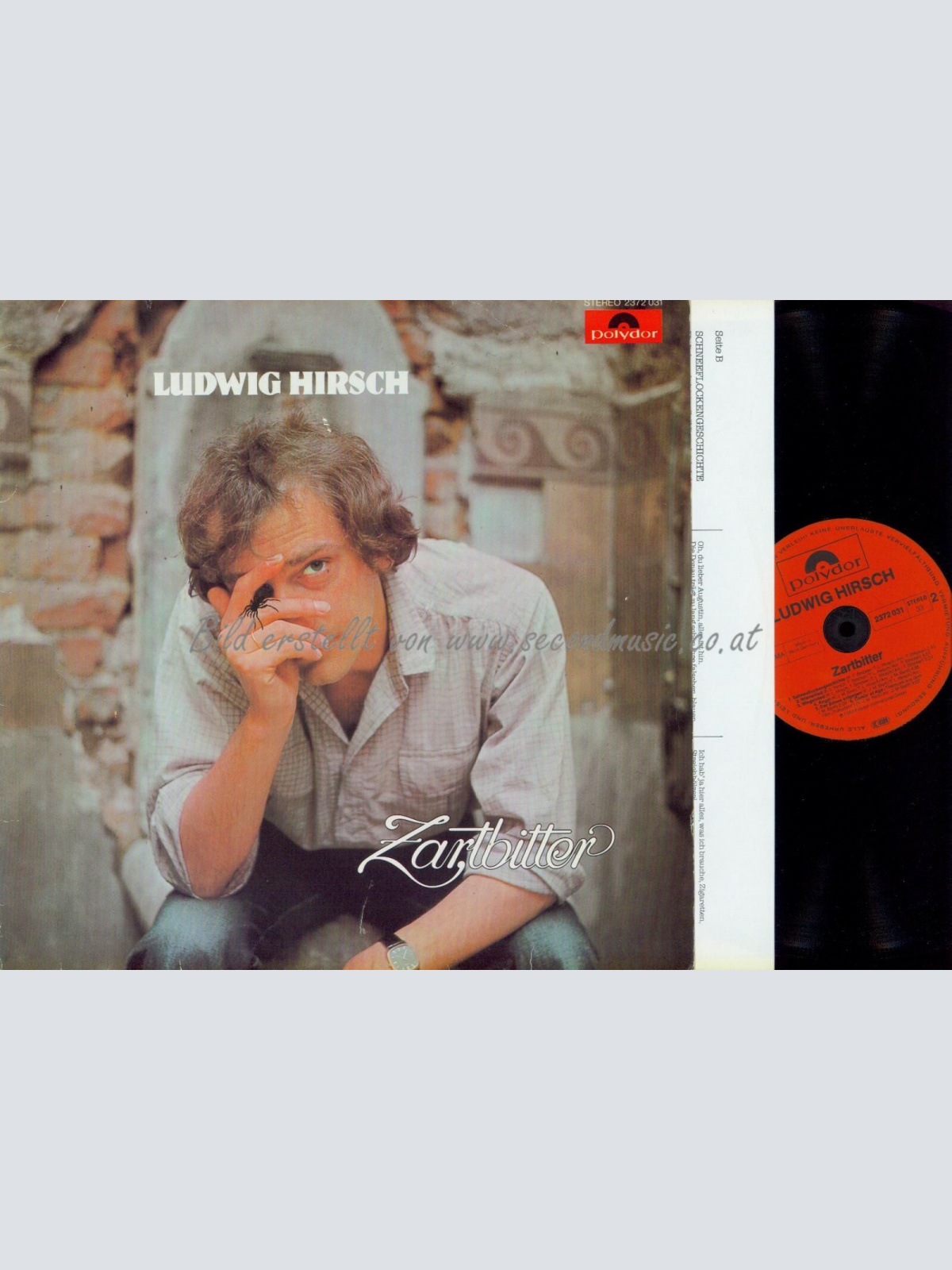 LP--LUDWIG HIRSCH ZARTBITTER // OIS // DE