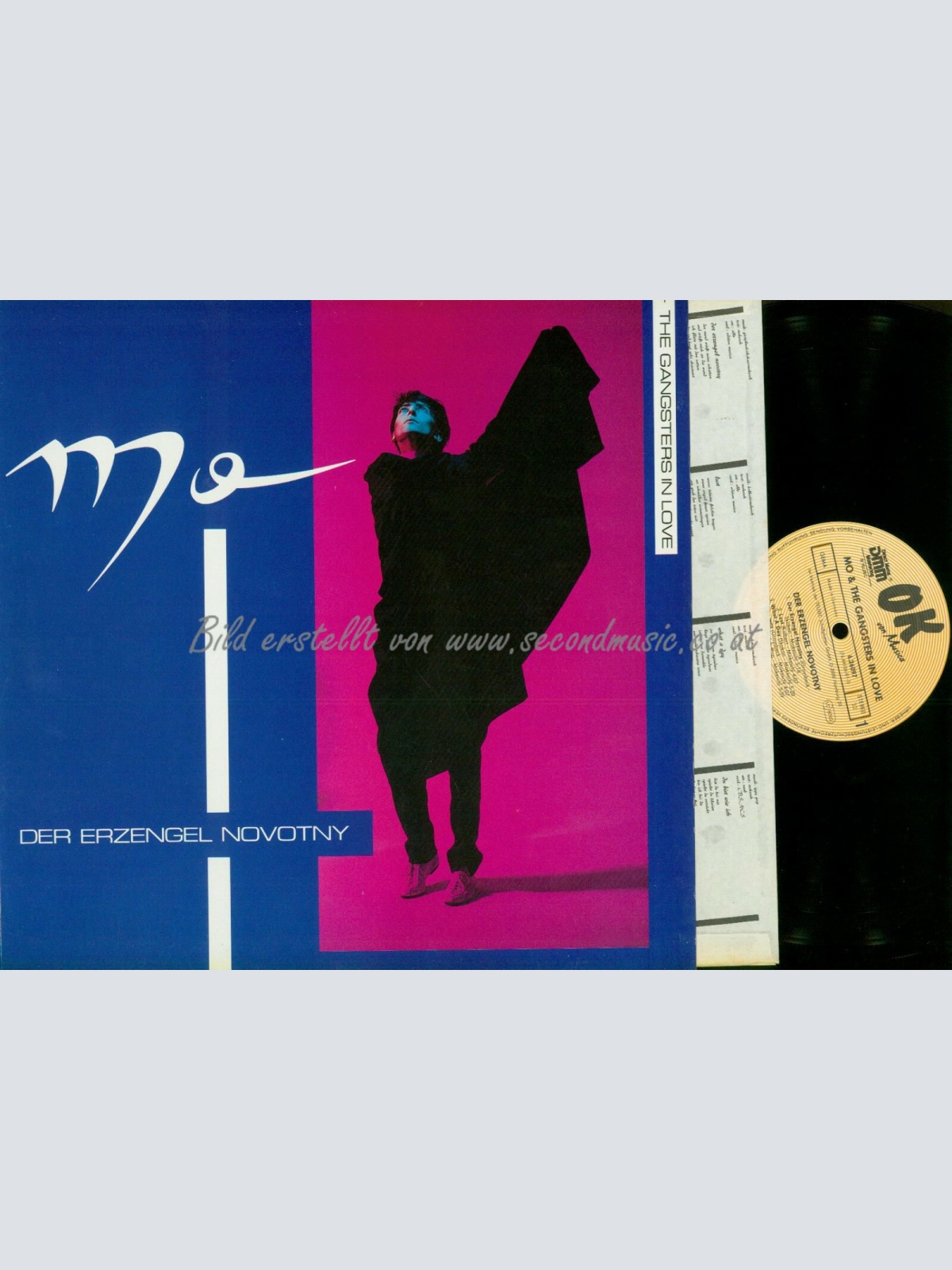 LP-- Mo + The Gangsters In Love  Der Erzengel Novotny // OIS