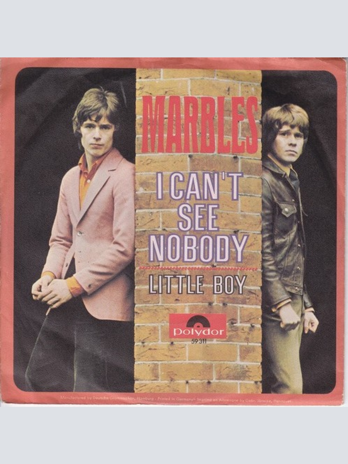 7", Single, Mono Marbles (3) - I Can't See Nobody