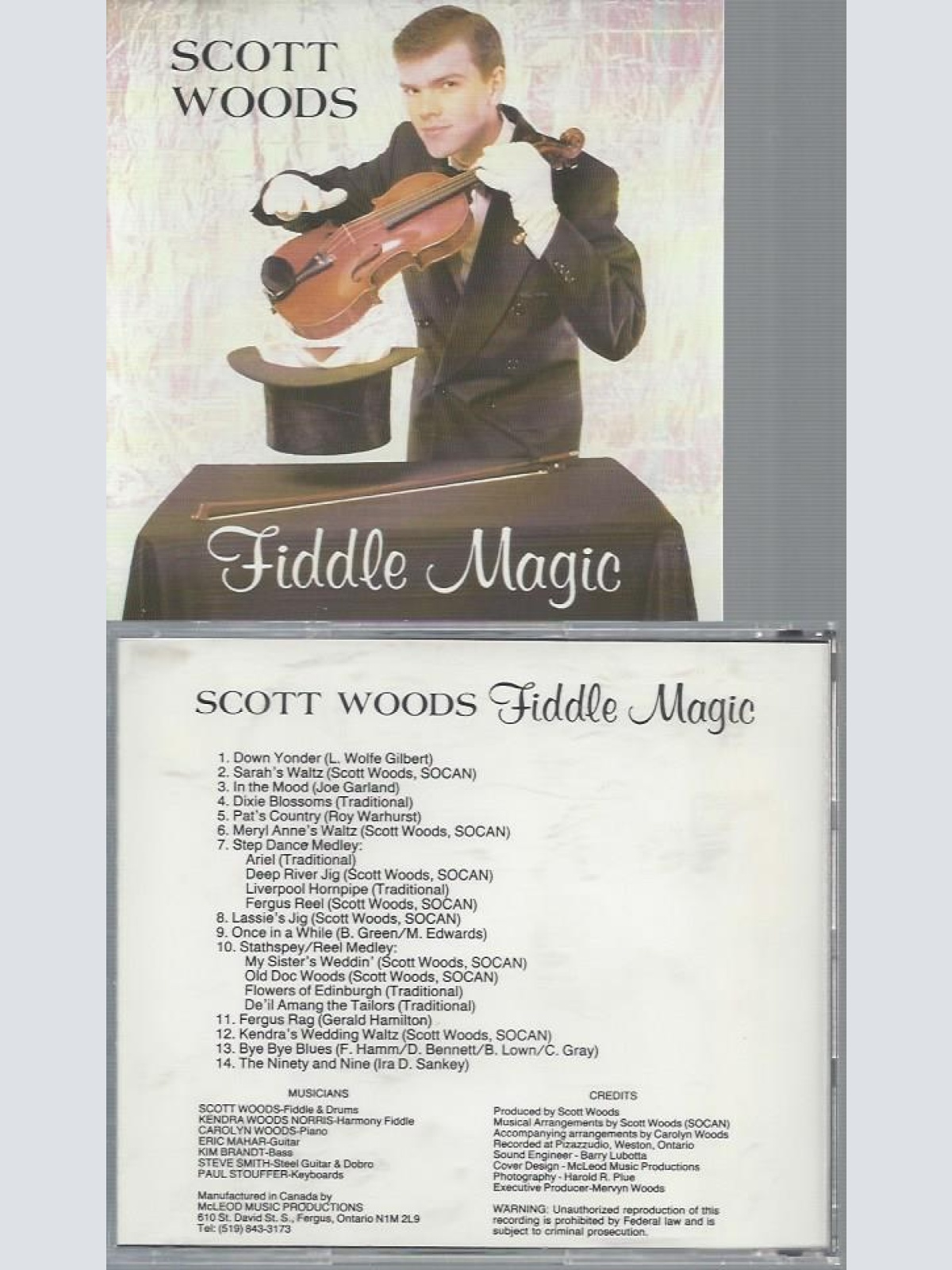 CD--SCOTT WOODS FIDDLE MAGIC