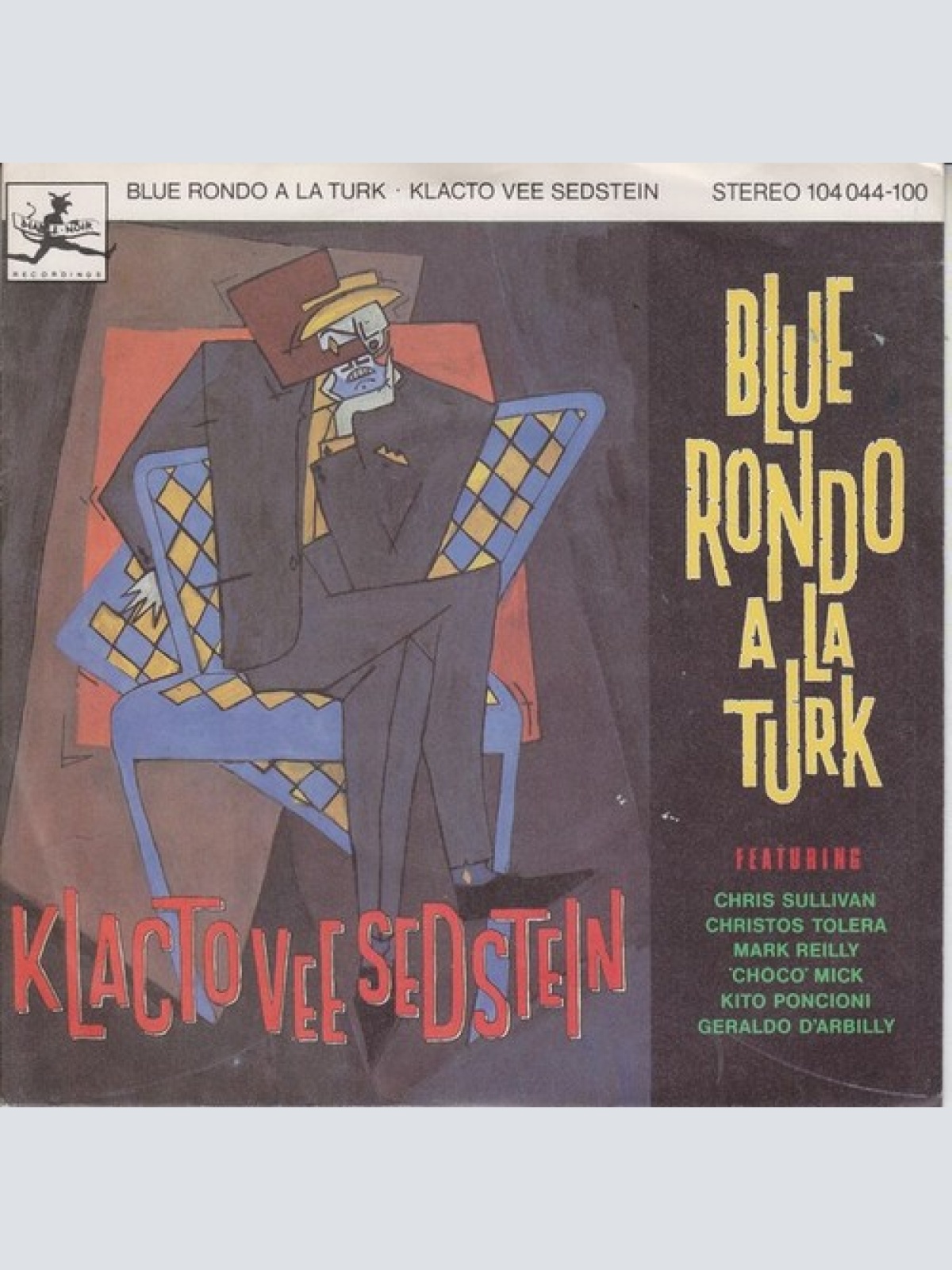 7", Single Blue Rondo À La Turk - Klacto Vee Sedstein