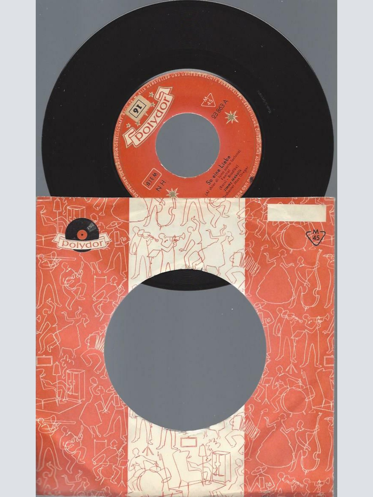 7"    Jimmy Makulis  So Eine Liebe (Al Chiar Di Luna Porto Fortuna)