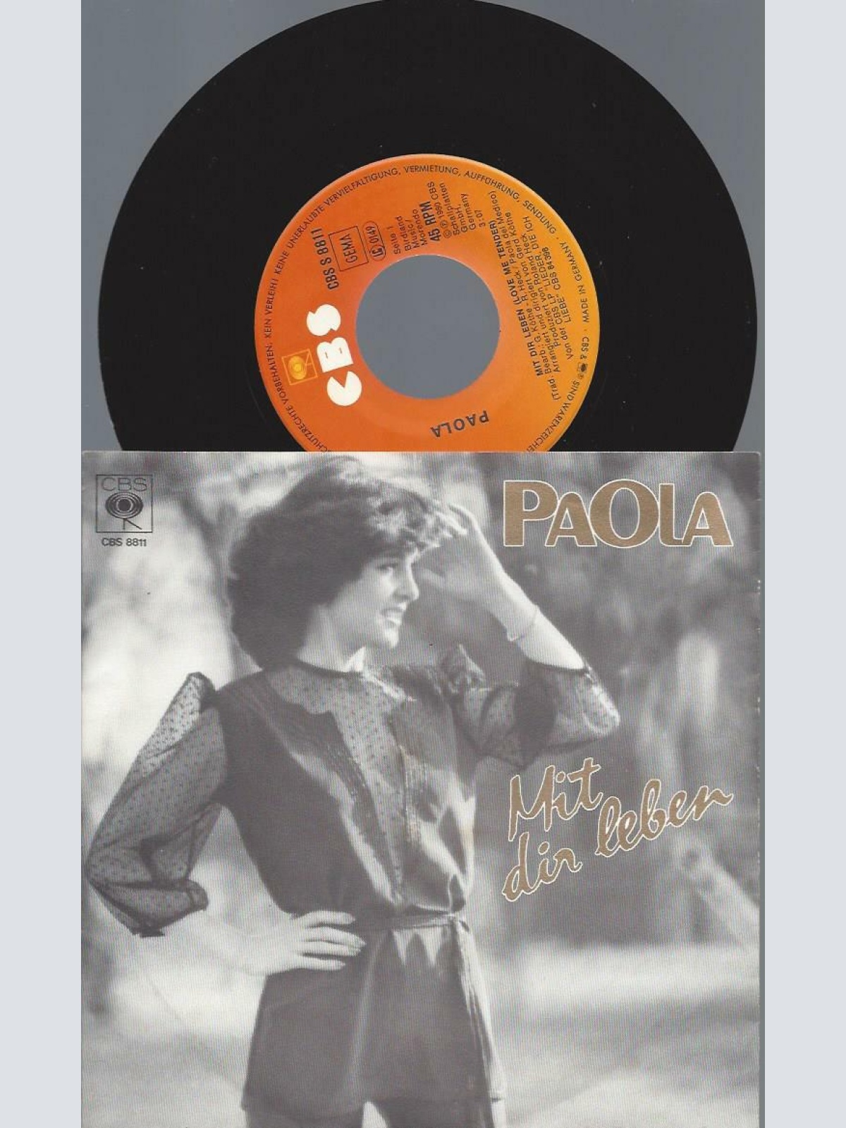 7"   Paola    Mit Dir Leben