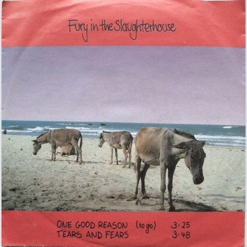 7", Single Fury In The Slaughterhouse - One Good Reason (To Go) / Tears And F...